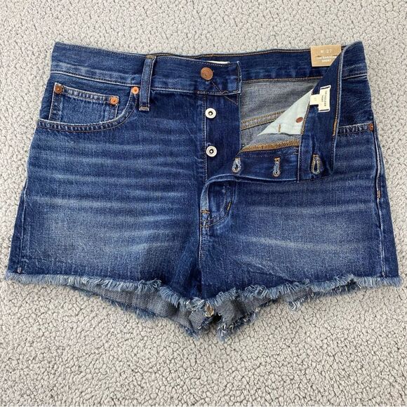 Madewell Women's The Dad Jean Short Button Fly Jean Shorts  NWT  |   Size:  27 - Picture 3 of 15